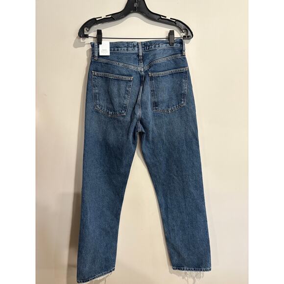 NWT Agolde 90's Pinch Waist High Rise Straight Jeans Range Women's Size 27 - Picture 5 of 11